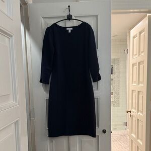 Charter Club Navy Long-Sleeve Shift Dress